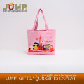 Best selling cotton bag, pink cotton canvas tote bag